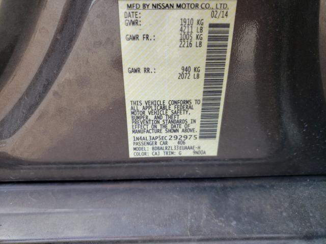 2014 NISSAN ALTIMA 2.5 1N4AL3AP5EC292975
