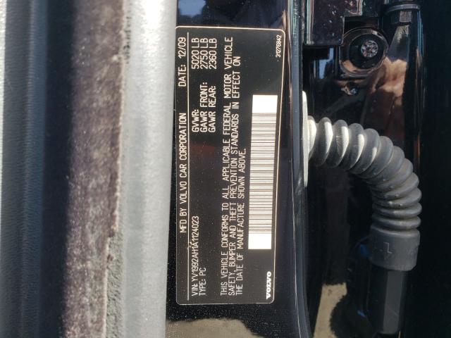 2010 VOLVO S80 T6 YV1992AH1A1124023