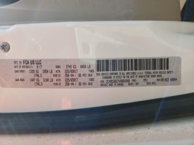 2017 DODGE GRAND CARA 2C4RDGBG7HR864348