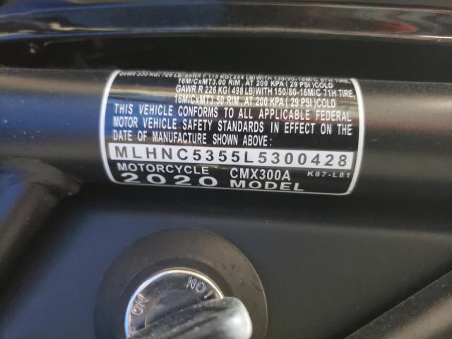 2020 HONDA CMX300 A MLHNC5355L5300428