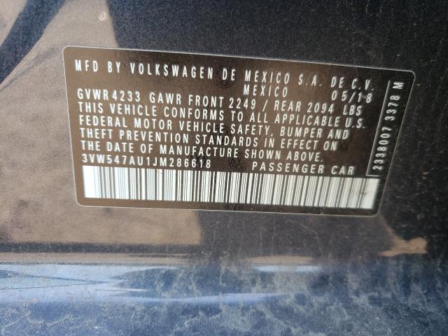 2018 VOLKSWAGEN GTI S 3VW547AU1JM286618