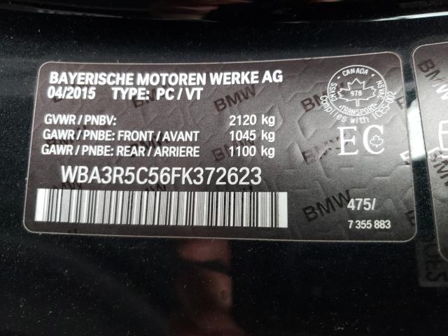 2015 BMW 435 XI WBA3R5C56FK372623