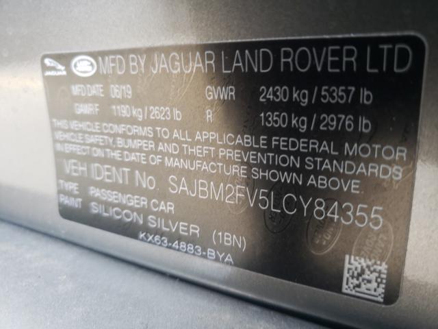 2020 JAGUAR XF S SAJBM2FV5LCY84355