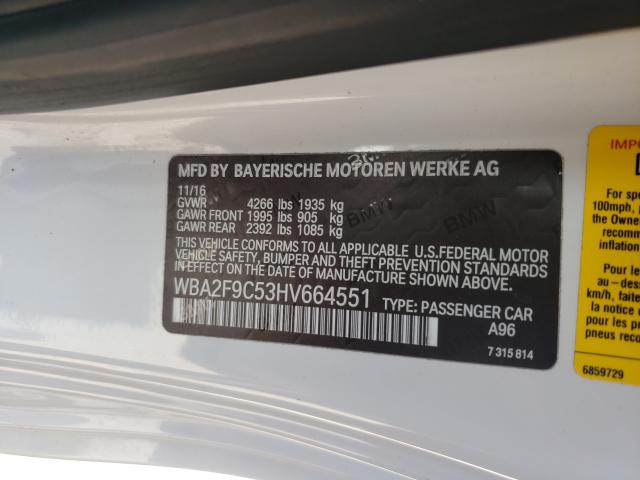 2017 BMW 230I WBA2F9C53HV664551