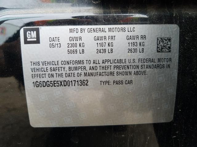 2013 CADILLAC CTS LUXURY 1G6DG5E5XD0171362