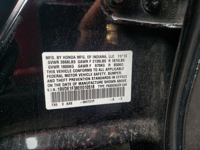 2014 ACURA ILX 20 19VDE1F38EE010518