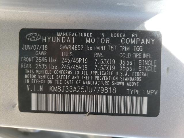 2018 HYUNDAI TUCSON VAL KM8J33A25JU779818