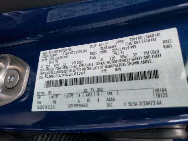 2020 LINCOLN CORSAIR 5LMCJ1C91LUL01361