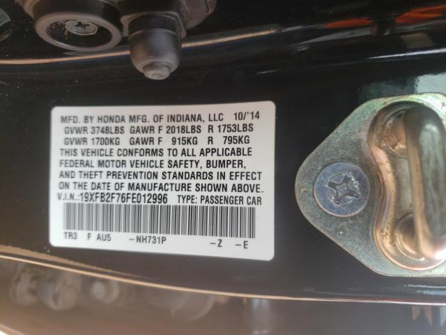 2015 HONDA CIVIC SE 19XFB2F76FE012996