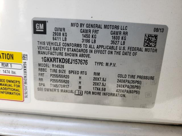 2014 GMC ACADIA DEN 1GKKRTKD9EJ157676