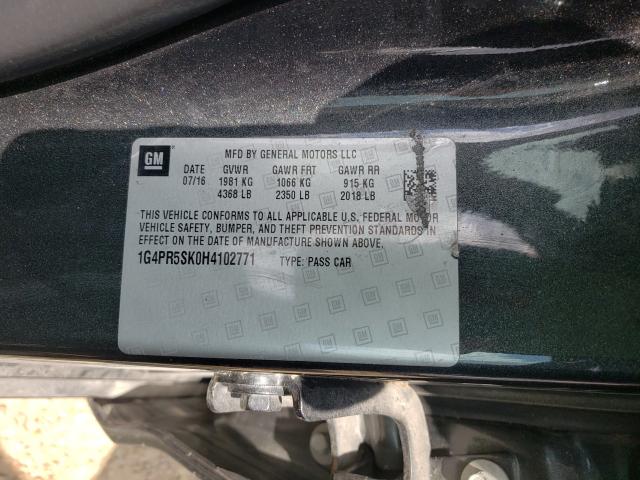 2017 BUICK VERANO SPO 1G4PR5SK0H4102771