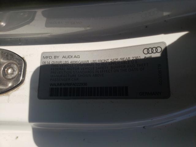 2015 AUDI A5 PREMIUM WAUMFAFR6FA022936