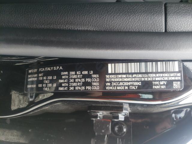 2017 JEEP RENEGADE T ZACCJBCB0HPF56642