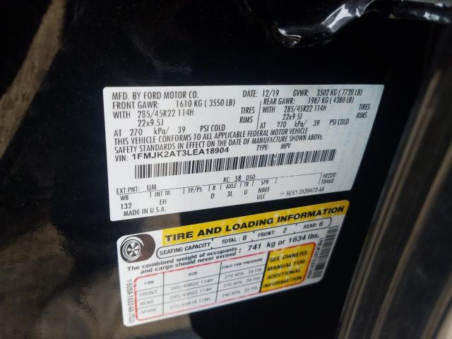 2020 FORD EXPEDITION 1FMJK2AT3LEA18904