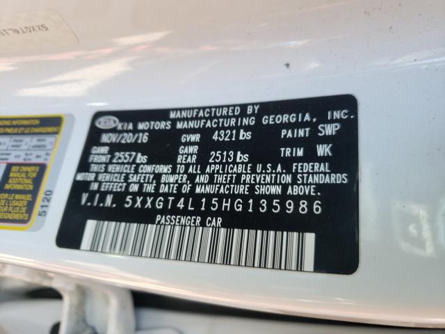 2017 KIA OPTIMA LX 5XXGT4L15HG135986