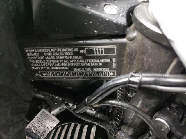 2012 BMW G650 GS WB1018907CZY94400