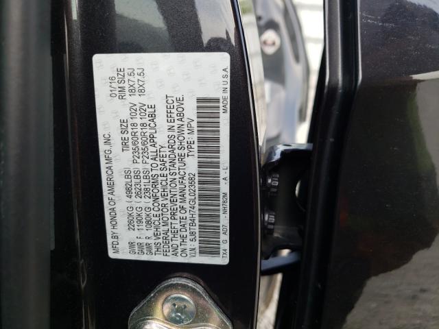 2016 ACURA RDX ADVANC 5J8TB4H74GL023582