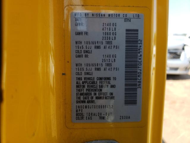 2014 NISSAN NV200 TAXI 3N8CM0JT0EK699452