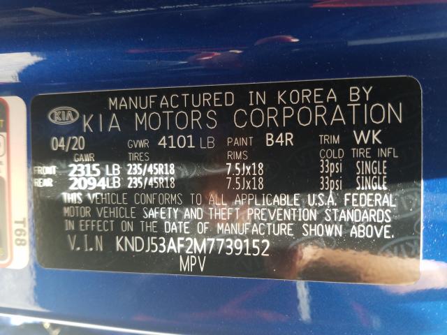 2021 KIA SOUL GT-LI KNDJ53AF2M7739152