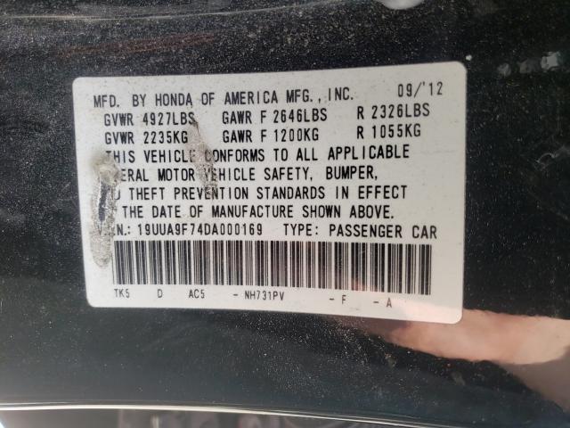 2013 ACURA TL ADVANCE 19UUA9F74DA000169