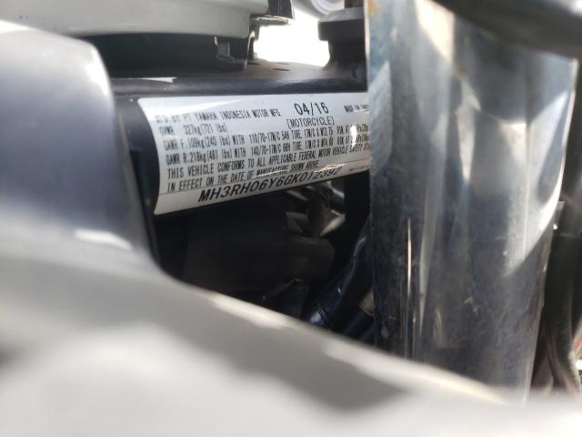 2016 YAMAHA YZFR3 MH3RH06Y6GK012392