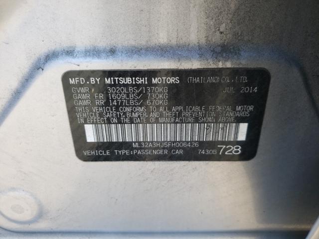 2015 MITSUBISHI MIRAGE DE ML32A3HJ5FH006426