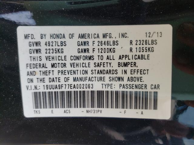 2014 ACURA TL ADVANCE 19UUA9F77EA002063