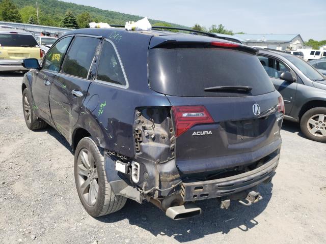 2011 ACURA MDX ADVANC 2HNYD2H79BH503927