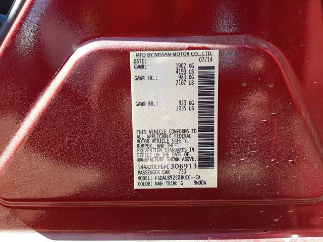 2015 NISSAN LEAF S 1N4AZ0CP6FC306913