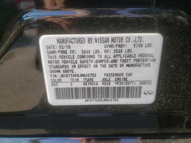 2018 INFINITI Q50 LUXE JN1EV7AR9JM445752