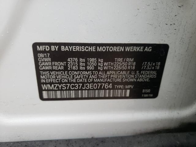 2018 MINI COOPER COU WMZYS7C37J3E07764