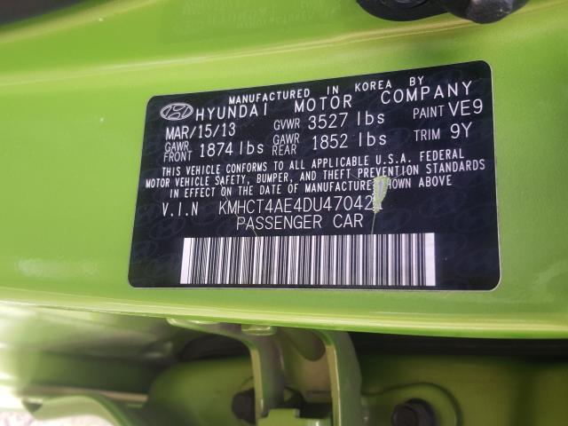 2013 HYUNDAI ACCENT GLS KMHCT4AE4DU470421