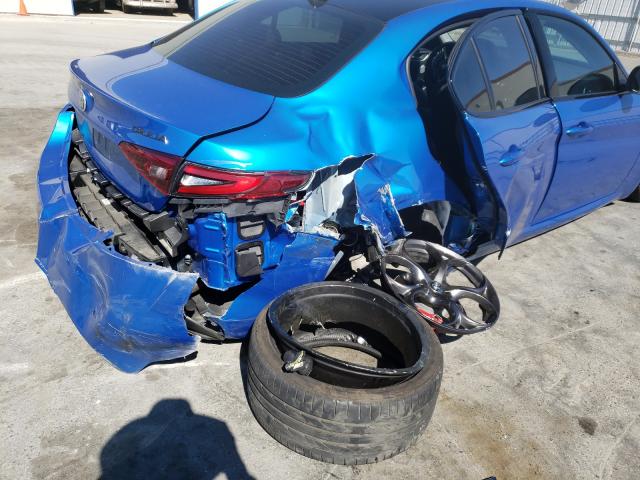 2019 ALFA ROMEO GIULIA TI ZARFAMBN7K7608511