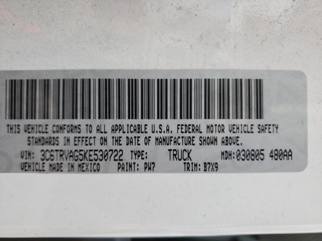 2019 RAM PROMASTER 3C6TRVAG5KE530722