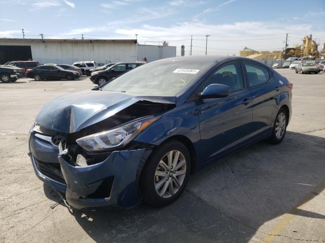 2014 HYUNDAI ELANTRA SE KMHDH4AEXEU153752