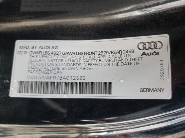 2011 AUDI S5 PRESTIG WAUVVAFR7BA012529