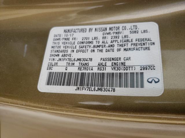 2018 INFINITI Q60 RED SP JN1FV7EL6JM630478