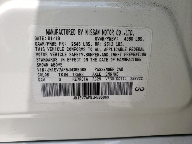 2018 INFINITI Q50 LUXE JN1EV7AP5JM365069