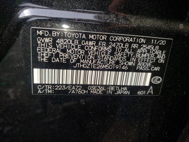 2021 LEXUS IS 350 F-S JTHGZ1E26M5019146