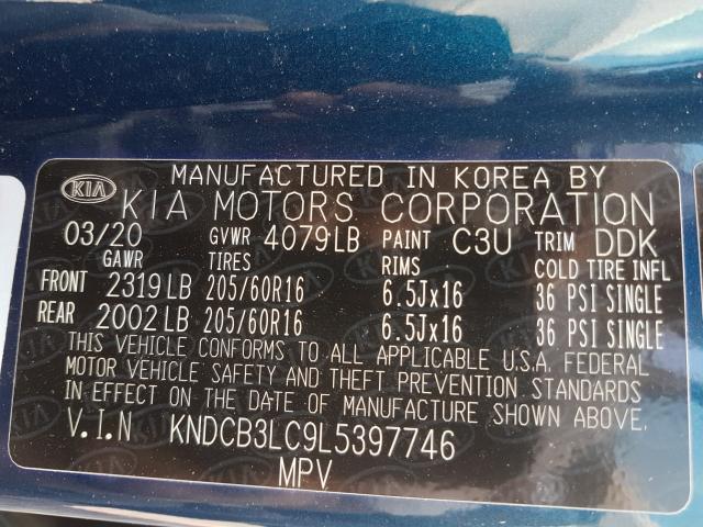 2020 KIA NIRO LX KNDCB3LC9L5397746