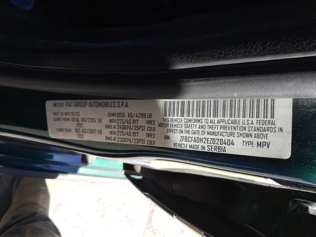 2014 FIAT 500L TREKK ZFBCFADH2EZ020404