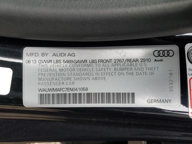 2014 AUDI A7 PREMIUM WAUWMAFC7EN041058