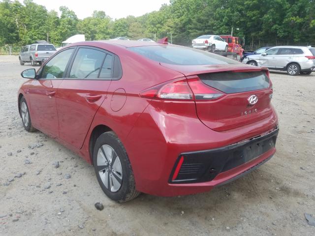 2019 HYUNDAI IONIQ BLUE KMHC65LC8KU179040