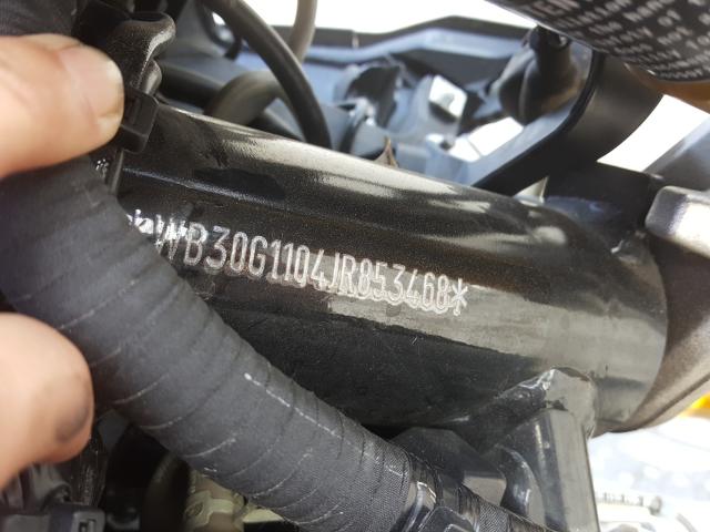 2018 BMW G310 R WB30G1104JR853468