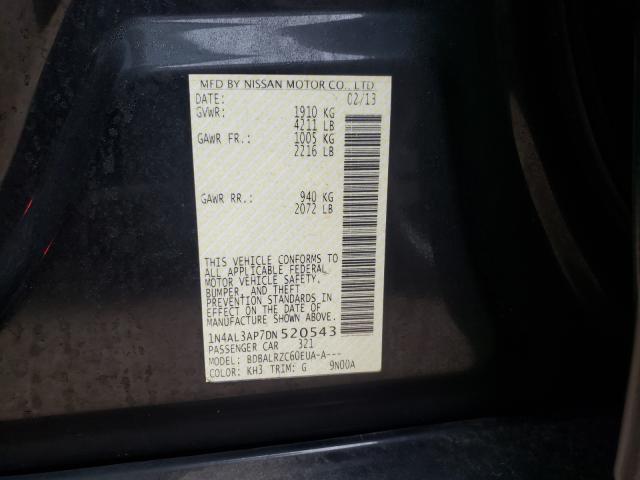 2013 NISSAN ALTIMA 2.5 1N4AL3AP7DN520543