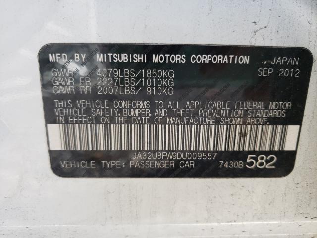 2013 MITSUBISHI LANCER GT JA32U8FW9DU009557