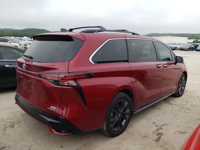 2021 TOYOTA SIENNA XSE 5TDXRKEC4MS012769