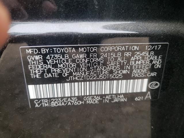 2018 LEXUS IS 350 JTHCZ1D22J5015025