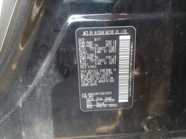 2012 INFINITI QX56 JN8AZ2NF1C9515872