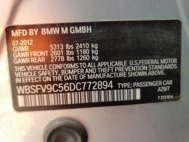2013 BMW M5 - WBSFV9C56DC772894